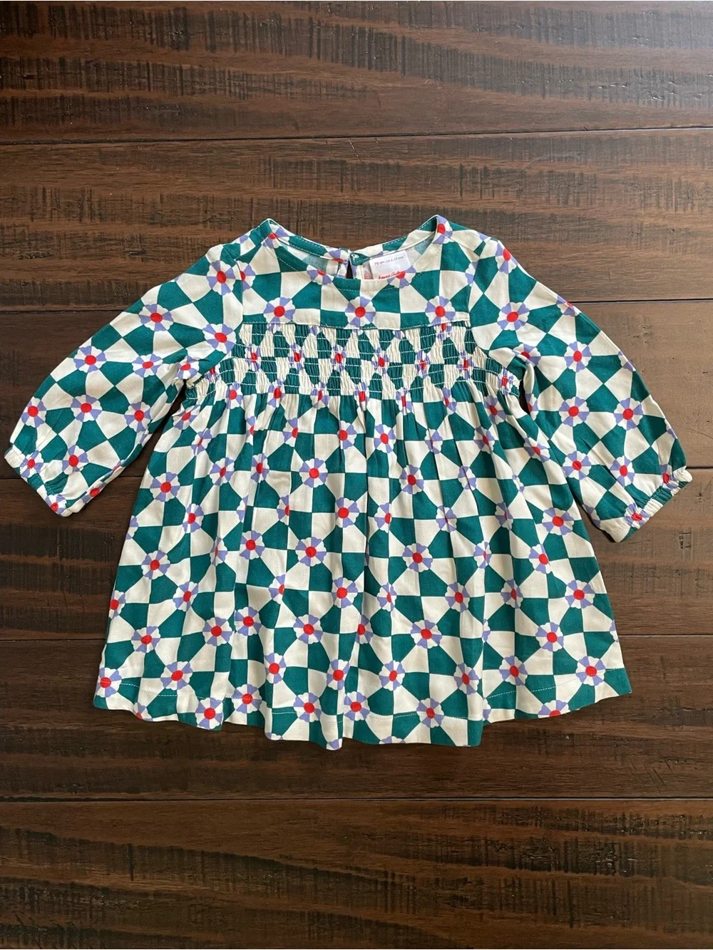 Hanna Andersson Baby Checkerboard Woven Dress